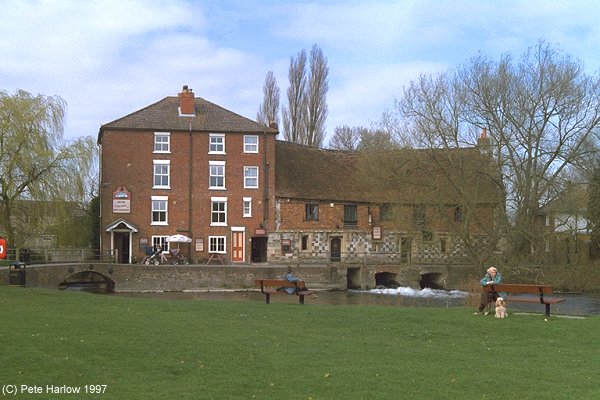 The Old Mill on the River Nadder, just to the west of Salisbury