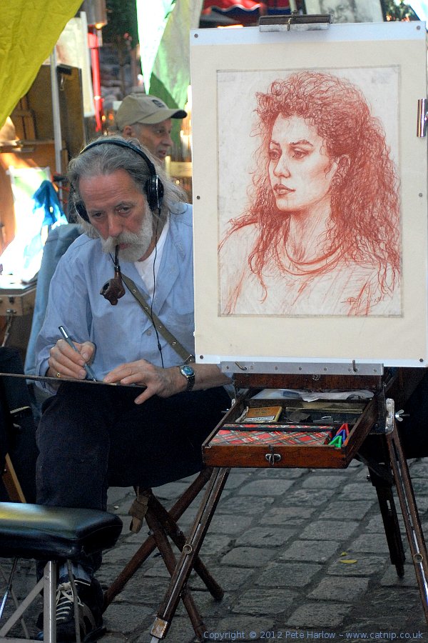 An Artist in the Place du Tetre