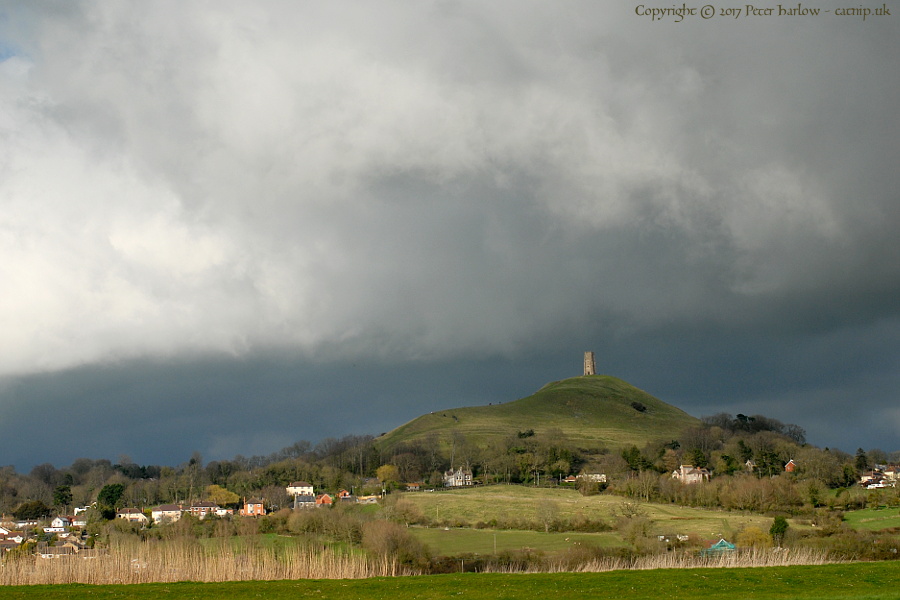 Storm Clouds at Glastonbury Tor