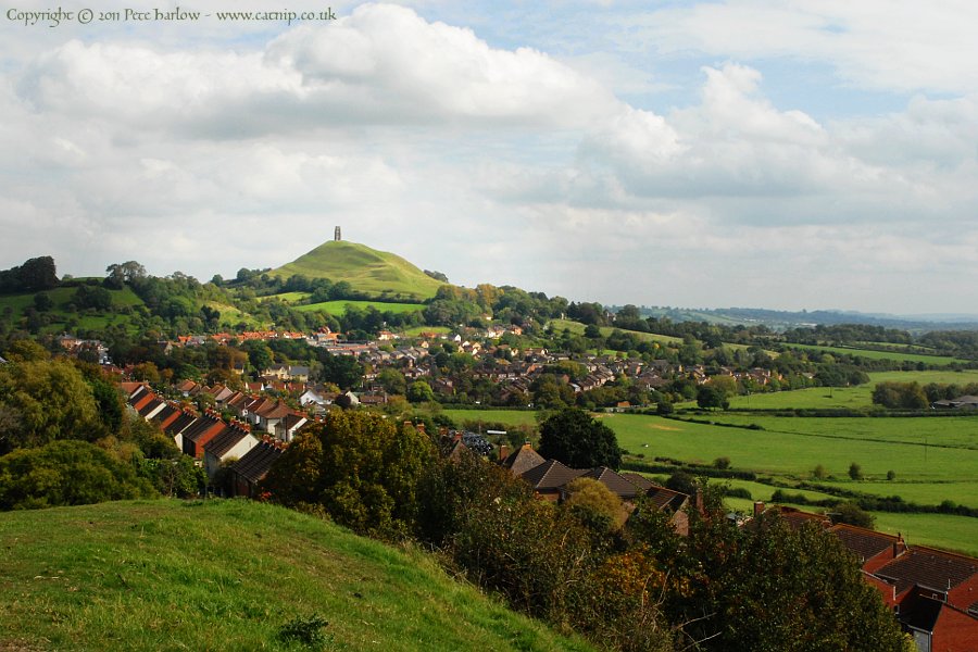 Glastonbury Tor from Wearyall Hill